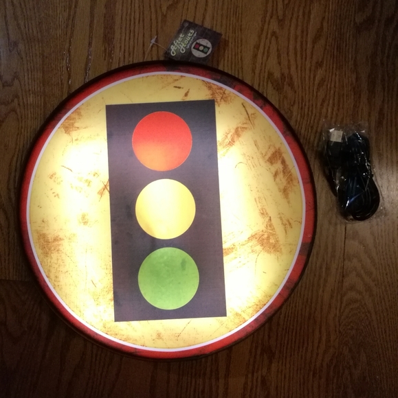 ☀ NWT Stop Lights Light Up Sign ☀ - Picture 2 of 5